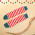 Load image into Gallery viewer, Holly Jolly Hand-knit Christmas Socks - Granmade