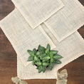 Load image into Gallery viewer, Shell Lace Jute Table Runner with Pom-Pom - Granmade