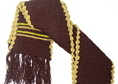 Load image into Gallery viewer, Brown & Beige Hand-knit Scarf - Granmade