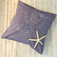 Load image into Gallery viewer, Ocean Harmony Hand embroidered cushion cover - Granmade