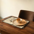 Load image into Gallery viewer, Jute & Black Lace Table Mat (Set of 4) - Granmade