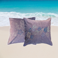Load image into Gallery viewer, Seashells at the Seashore Hand embroidered cushion cover - Granmade