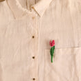 Load image into Gallery viewer, Crochet Tulip Brooch - Granmade
