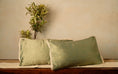 Load image into Gallery viewer, Pink Cotton Silk Rectangle Cushion Cover - Granmade