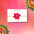 Load image into Gallery viewer, Handmade Pink Sadabahar Rakhi - Granmade