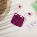 Load image into Gallery viewer, Raspberry and Pink Crochet Pouch - Granmade