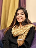 Load image into Gallery viewer, Wine Grey U-pin Hand knit Scarf - Granmade