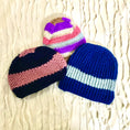 Load image into Gallery viewer, Multi-colour Hand-knit Beanie - Granmade