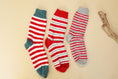 Load image into Gallery viewer, Holly Jolly Hand-knit Christmas Socks - Granmade