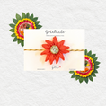 Load image into Gallery viewer, Handmade Orange Sunflower Rakhi - Granmade