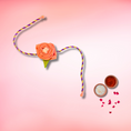 Load image into Gallery viewer, Handmade Baby Pink Rose Rakhi - Granmade
