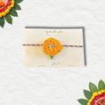 Load image into Gallery viewer, Handmade Yellow Rose Rakhi - Granmade