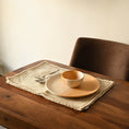 Load image into Gallery viewer, Jute & Gold Lace Table Mats ( set of 4) - Granmade