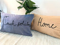 Load image into Gallery viewer, Couch Potatoes Hand embroidered Cushion Cover - Granmade
