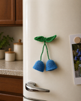Load image into Gallery viewer, Crochet Bluebell Fridge Magnet