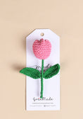 Load image into Gallery viewer, Crochet Tulip Fridge Magnet