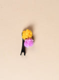 Load image into Gallery viewer, Crochet Pompom & Heart Hair Clip Set (Set of 2)