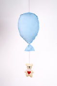 Load image into Gallery viewer, Blue Balloon Teddy Nursery Hanging Decor