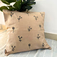 Load image into Gallery viewer, Beige and Black Flower Cushion Cover - Granmade