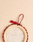 Load image into Gallery viewer, Crochet Border Mini Frame- Red
