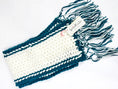 Load image into Gallery viewer, White U-pin Hand knit Scarf - Granmade
