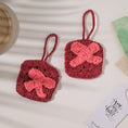 Load image into Gallery viewer, Red Crochet Bow Airpod Cover - Granmade
