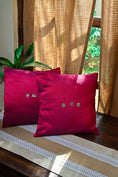 Load image into Gallery viewer, Gold Cotton Silk Cushion Cover - Granmade
