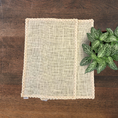 Load image into Gallery viewer, Jute & Pearl Lace Table Mats (set of 2) - Granmade
