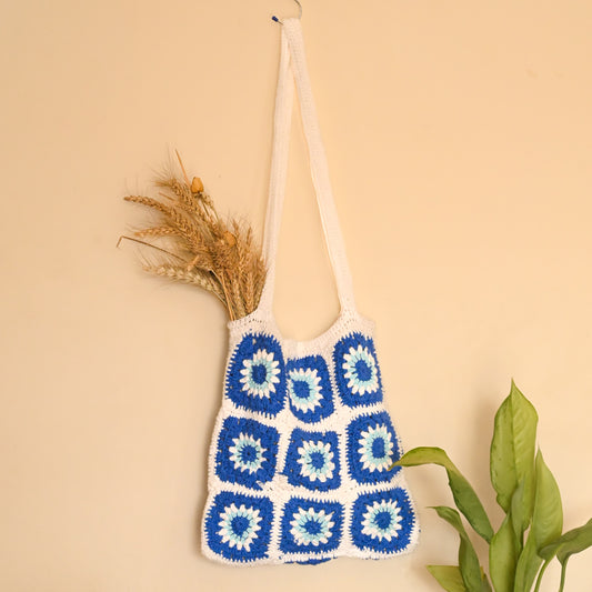 Evil Eye Crochet Tote Bag - Granmade