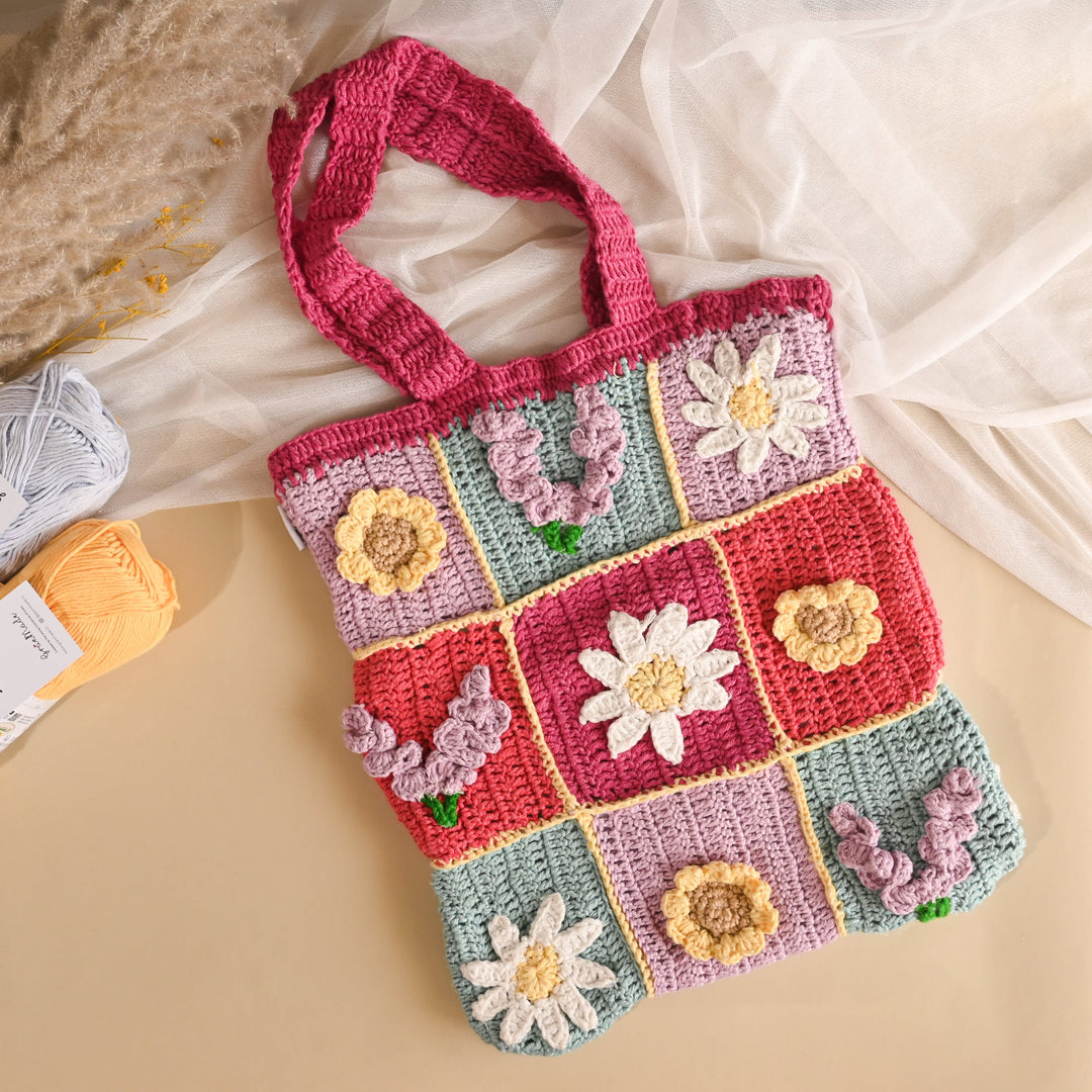 Feeling Summery Crochet Tote Bag - Granmade