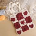 Load image into Gallery viewer, Crochet Heart Tote Bag - Granmade
