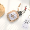 Load image into Gallery viewer, Beige Crochet Minimal Airpod Cover - Granmade
