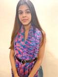 Load image into Gallery viewer, Mermaid Hand knit Infinity Scarf - Granmade
