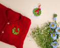 Load image into Gallery viewer, Hand-knit Christmas Brooch - Granmade
