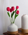 Load image into Gallery viewer, Pink Crochet Tulip - Granmade
