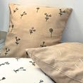 Load image into Gallery viewer, Easy breezy Hand embroidered cushion cover (set of 2) - Granmade
