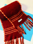 Load image into Gallery viewer, Brown & Beige Hand-knit Scarf - Granmade
