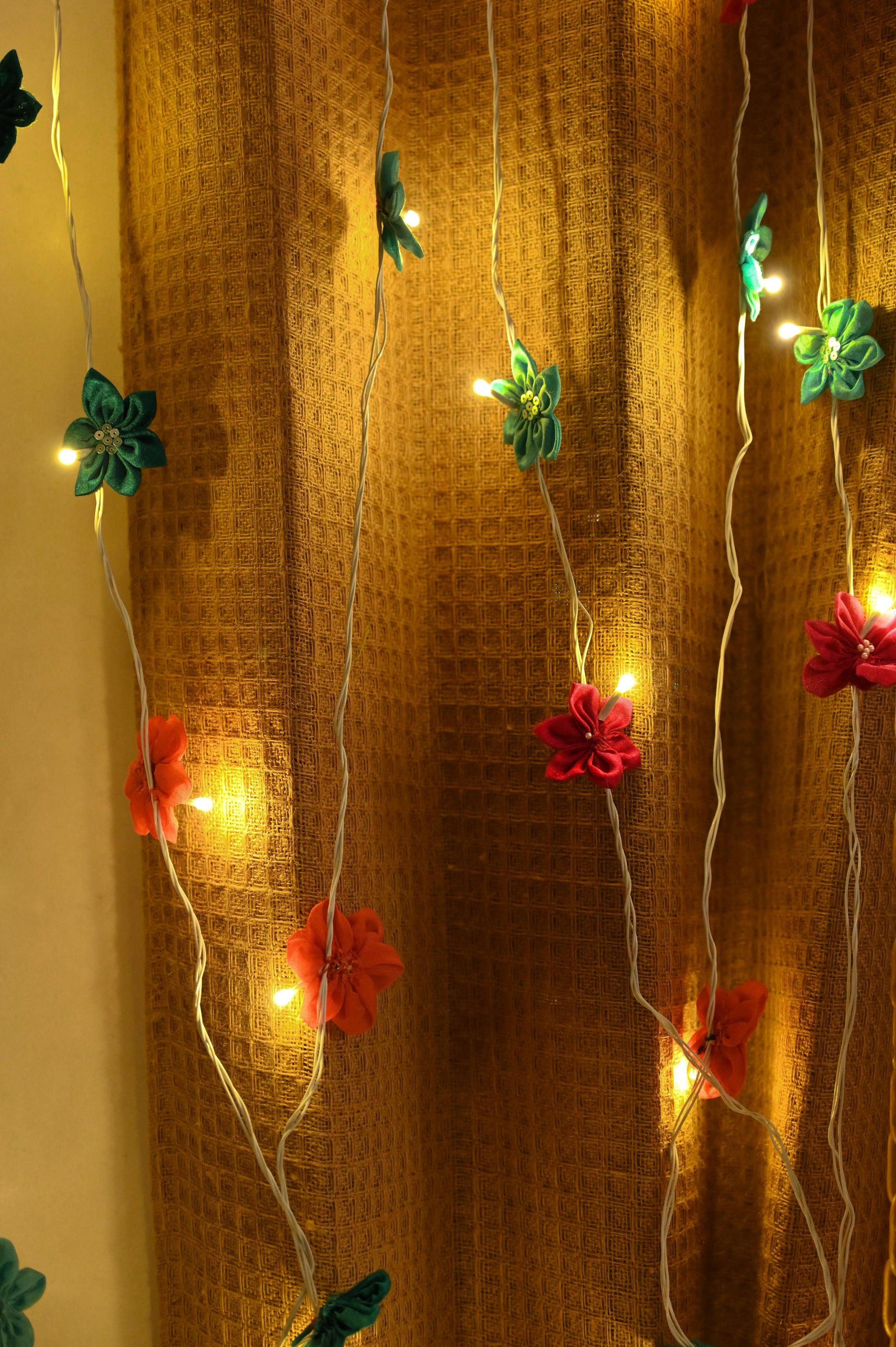 Textile Flower Fairy Light - Granmade