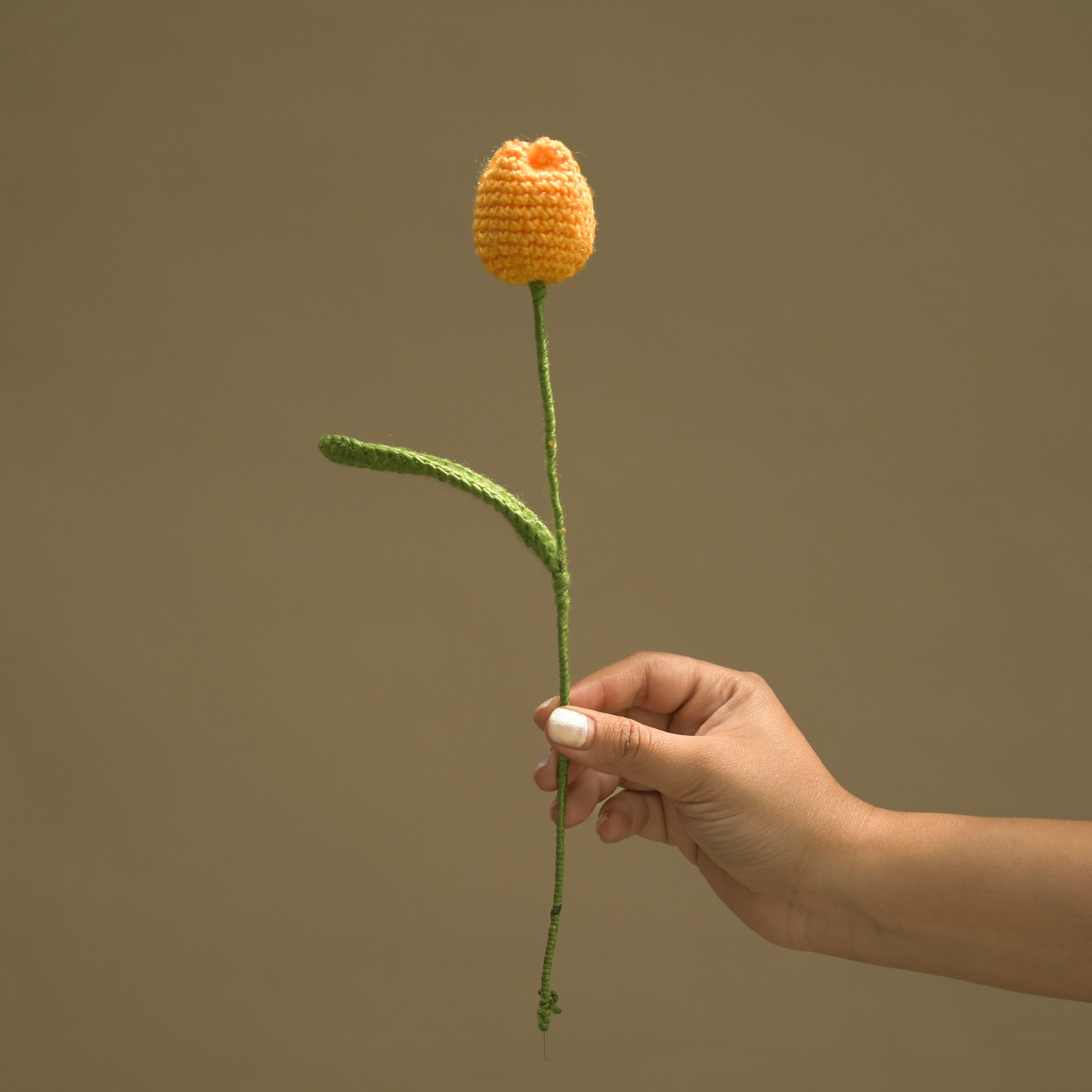 Yellow Crochet Tulip - Granmade