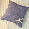 Load image into Gallery viewer, Ocean Harmony Hand embroidered cushion cover - Granmade
