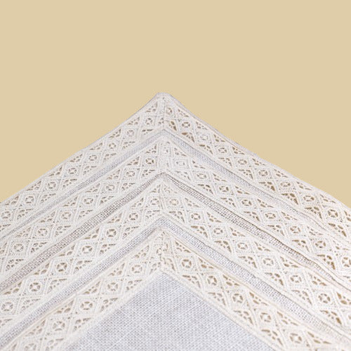 Jute & Lace Table Mat (set of 4) - Granmade