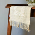 Load image into Gallery viewer, Serene Jute and Lace Table Runner - Granmade
