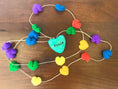 Load image into Gallery viewer, Love is Love String of Hearts (set of 2) - Granmade
