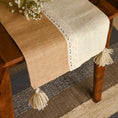 Load image into Gallery viewer, Jute Patchwork & Lace Table Runner - Granmade
