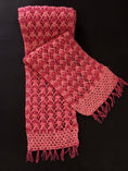 Load image into Gallery viewer, Berry Crush Hand-knit Crochet Scarf - Granmade
