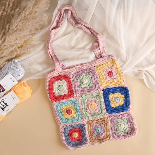 Candyland Crochet Tote Bag - Granmade