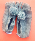 Load image into Gallery viewer, Grey Hand-knit Socks - Granmade
