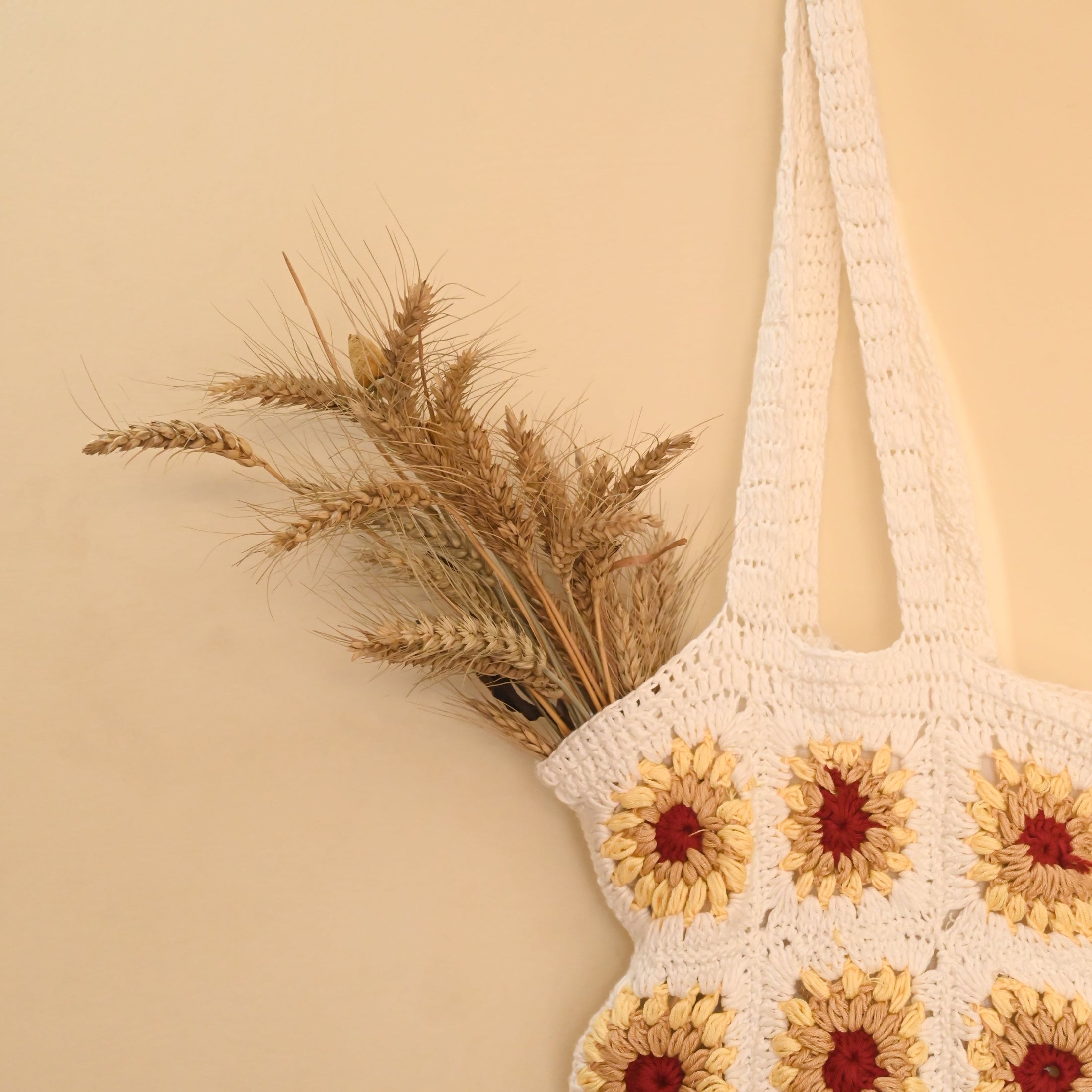 Crochet Sunflower Tote Bag - Granmade