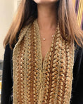 Load image into Gallery viewer, White U-pin Hand knit Scarf - Granmade
