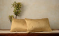 Load image into Gallery viewer, Gold Cotton Silk Rectangle Cushion Cover - Granmade
